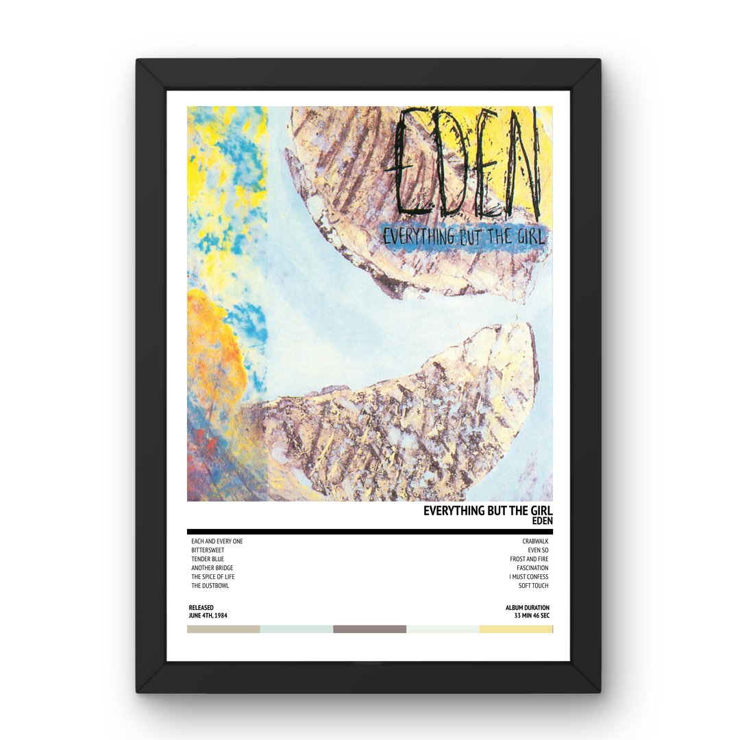 Everything But The Girl - Eden (1984) Poster - Setlist