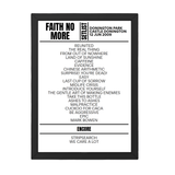 Faith No More Download Festival 2009 Replica Setlist - Setlist