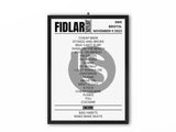 Fidlar Bristol November 2023 Replica Setlist - Setlist