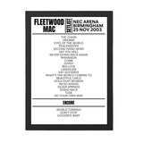 Fleetwood Mac Birmingham November 2003 Replica Setlist - Setlist