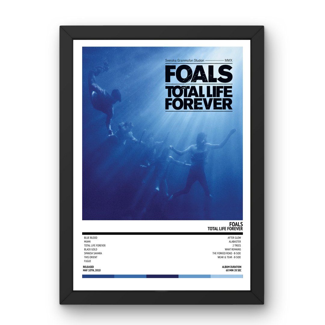 Foals - Total Life Forever (2010) Poster - Setlist