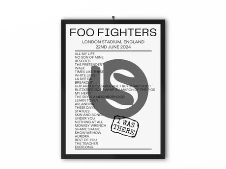 Foo Fighters London June 22 2024 Replica Setlist - Setlist