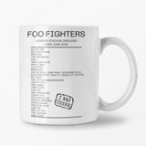 Foo Fighters London June 22 2024 Setlist Mug - Setlist