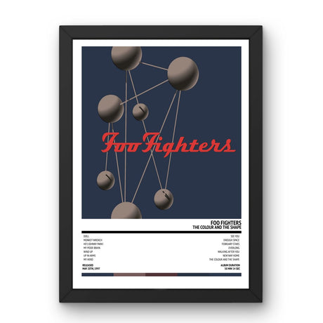 Foo Fighters - The Colour And The Shape (1997) Poster - Setlist