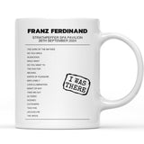 Franz Ferdinand Strathpeffer Spa Pavilion Strathpeffer 26th September 2024 - Setlist Mug - Setlist