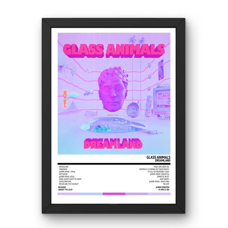 Glass Animals - Dreamland (2020) Poster - Setlist