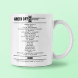 Green Day John Smith's Stadium Huddersfield June 25, 2022 Setlist Mug - Setlist