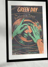 Green Day Saviours Tour 2024 - Tour Poster By Setlist - Setlist