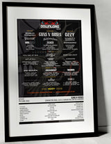 Guns N’ Roses Not in This Lifetime Donington Park Castle Donington 9th June 2018 - Setlist Tour Poster - Setlist