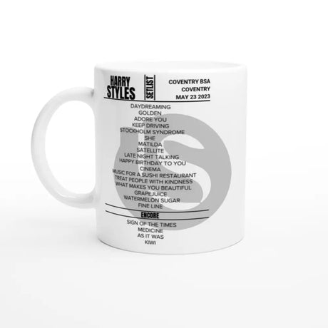 Harry Styles Coventry May 23 - Night 2 2023 Setlist Mug - Setlist