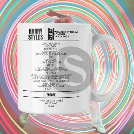 Harry Styles Wembley Stadium London June 14 - Night 2 2023 Setlist Mug - Setlist