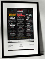 Ice Nine Kills Donington Park Castle Donington 11th June 2022 - Setlist Tour Poster - Setlist