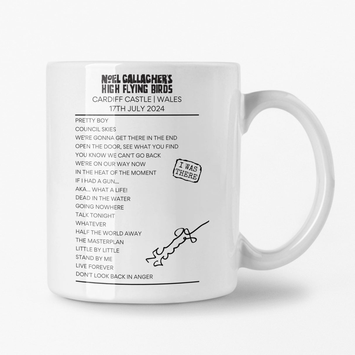 IDLES Cardiff July 2024 Setlist Mug - Setlist