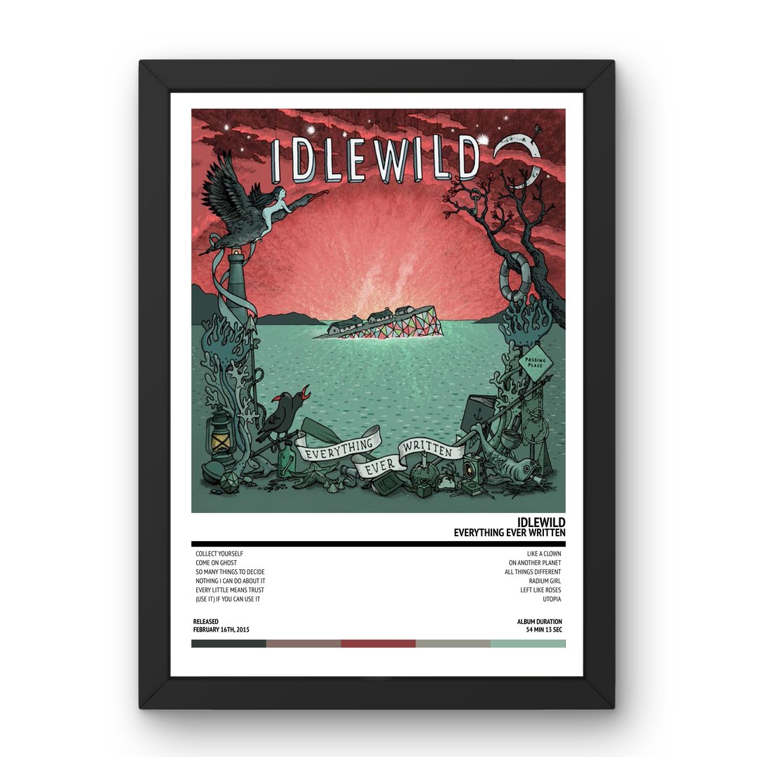 Idlewild - Everything Ever Written (2015) Poster - Setlist