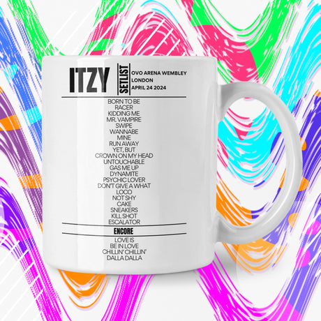 ITZY London April 24 2024 Replica Setlist Mug - Setlist