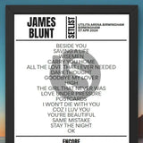 James Blunt Nottingham April 2024 Setlist - Setlist