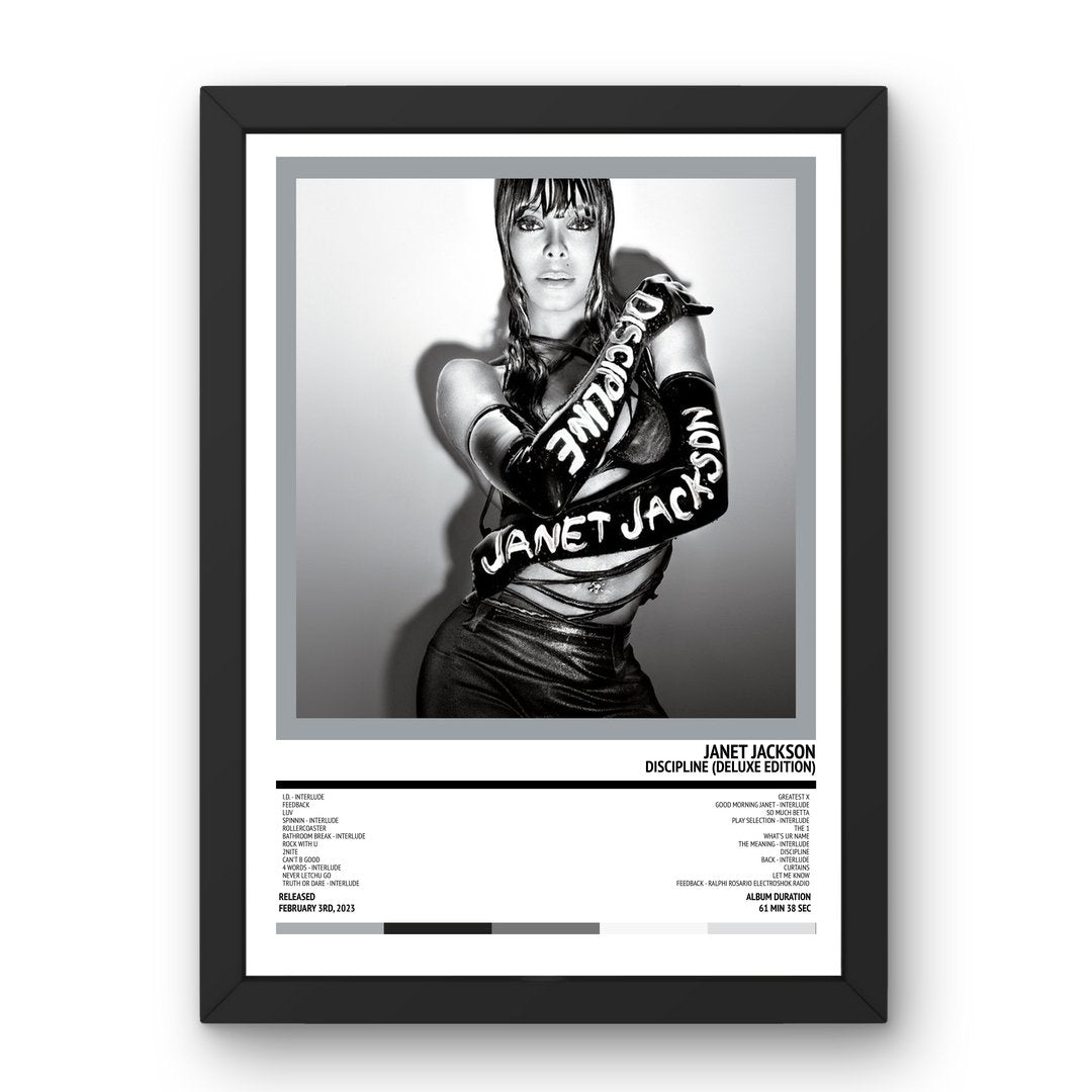 Janet Jackson - Discipline (Deluxe Edition) (2023) Poster - Setlist