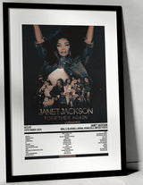 Janet Jackson Together Again Neal S. Blaisdell Arena Honolulu 10th March 2024 - Setlist Tour Poster - Setlist