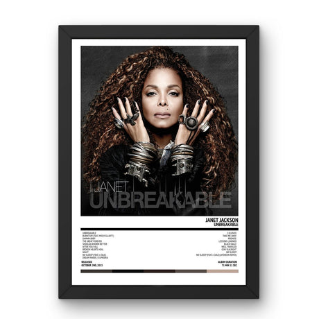 Janet Jackson - Unbreakable (2015) Poster - Setlist