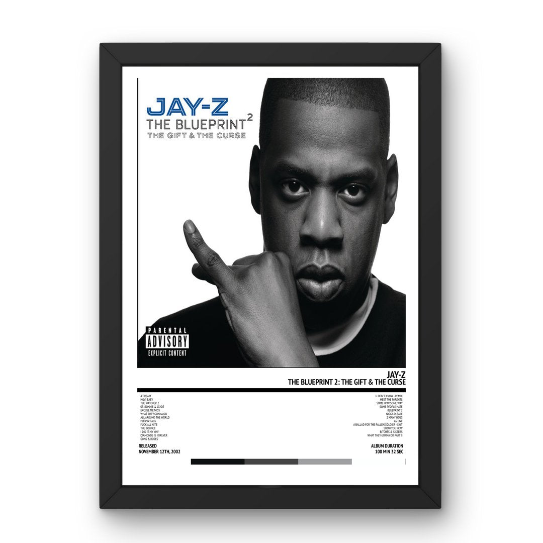 JAY - Z - The Blueprint 2: The Gift & The Curse (2002) Poster - Setlist