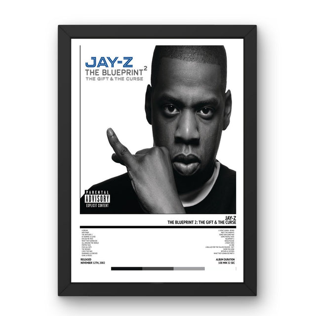 JAY - Z - The Blueprint 2: The Gift & The Curse (2002) Poster - Setlist