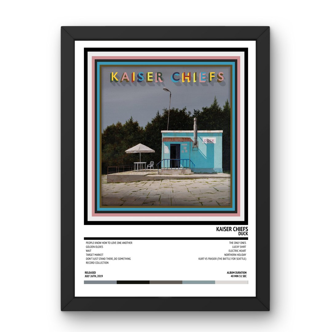 Kaiser Chiefs - Duck (2019) Poster - Setlist