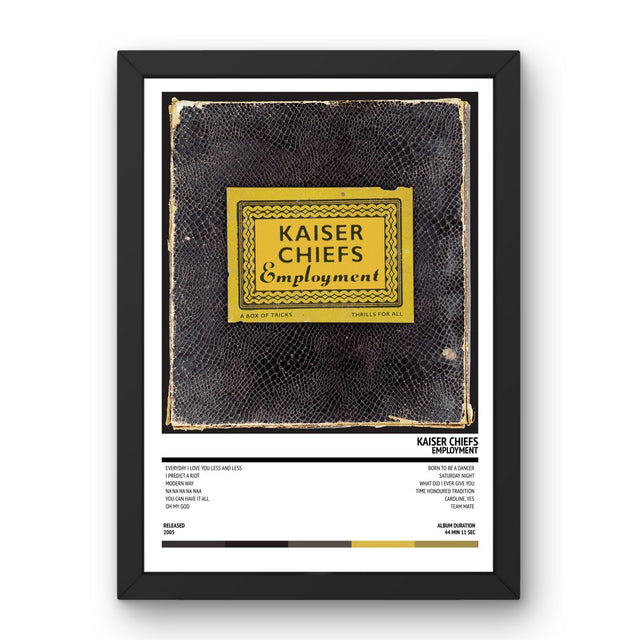 Kaiser Chiefs - Employment (2005) Poster - Setlist