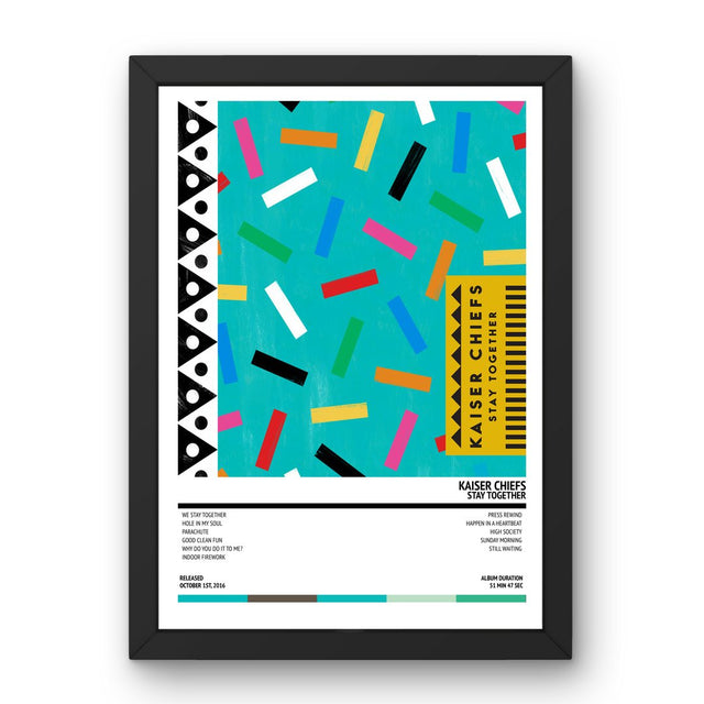 Kaiser Chiefs - Stay Together (2016) Poster - Setlist