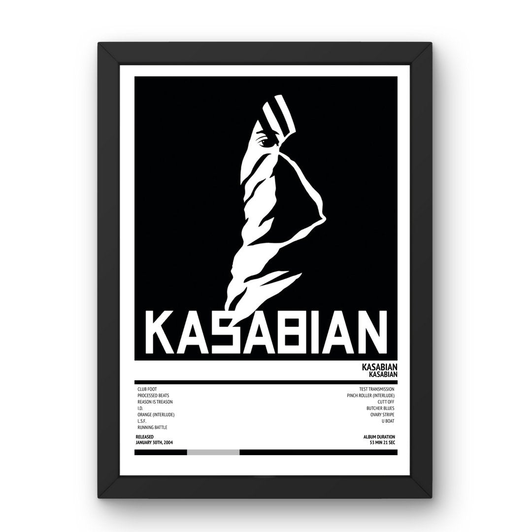 Kasabian - Kasabian (2004) Poster - Setlist