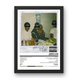 Kendrick Lamar - good kid, m.A.A.d city (2012) Poster - Setlist