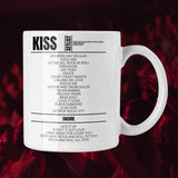 KISS Manchester May 10, 2010 Replica Setlist Mug - Setlist