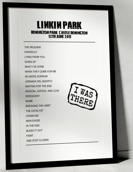 Linkin Park 12th June 2011 Donington Park Castle Donington - I Was There - Setlist