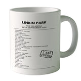 Linkin Park From Zero World Tour The O2 Arena London 24th September 2024 - Setlist Tour Mug - Setlist