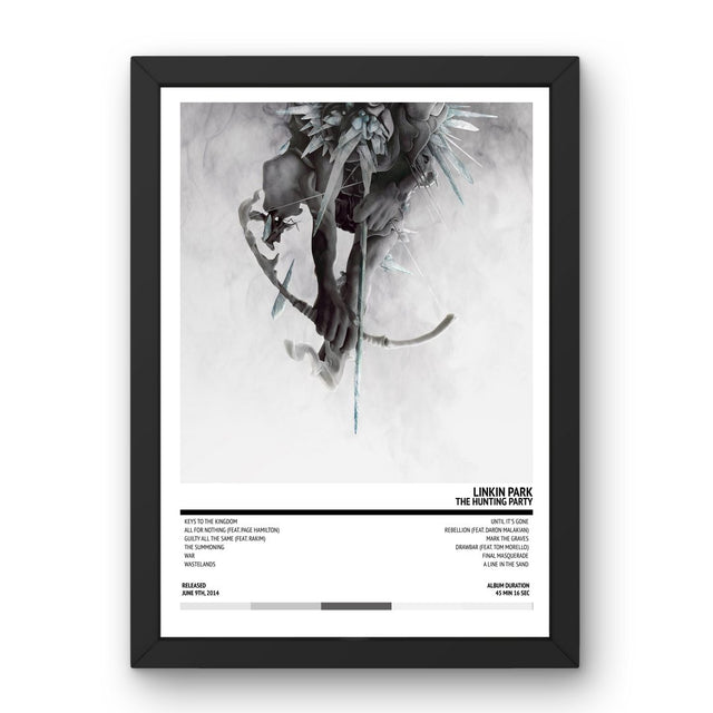 Linkin Park - The Hunting Party (2014) Poster - Setlist