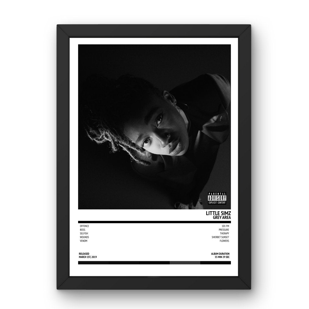 Little Simz - GREY Area (2019) Poster - Setlist