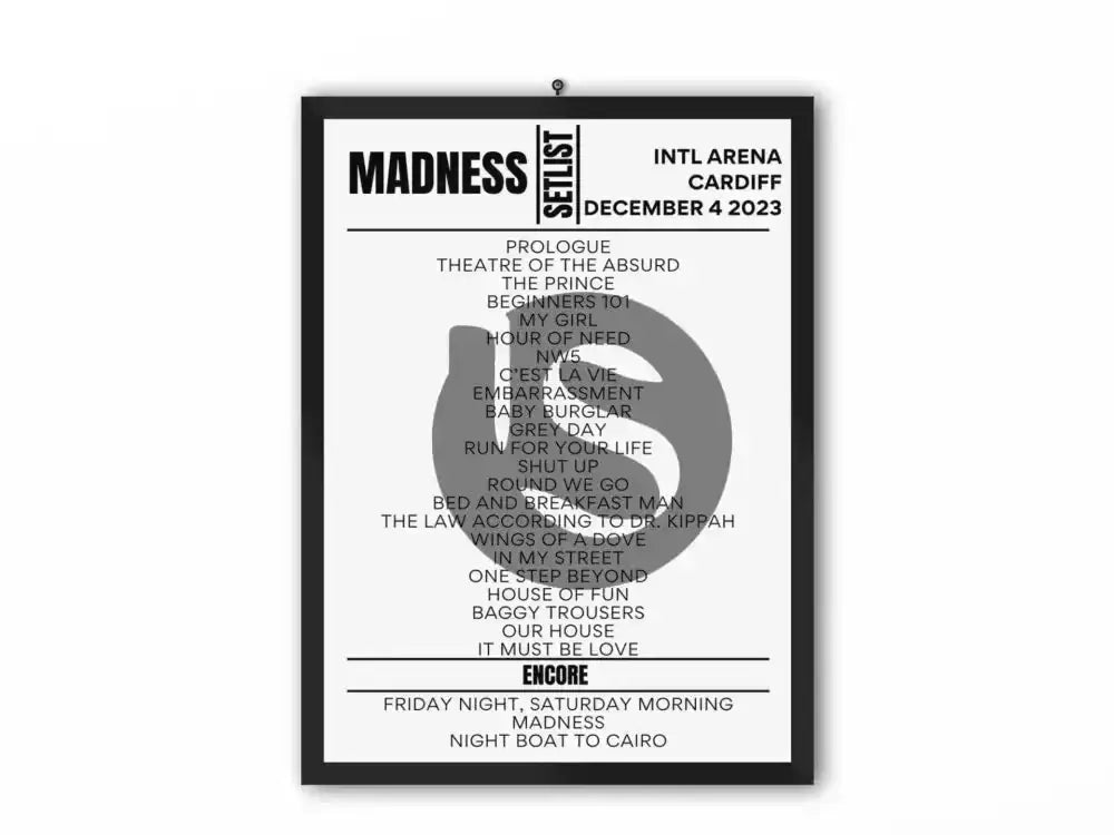 Madness Cardiff December 2023 Setlist - Setlist