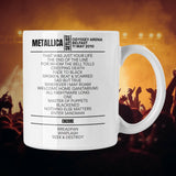 Metallica Belfast May 11, 2010 Replica Setlist Mug - Setlist