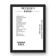 Metallica July 05, 2024 PGE Narodowy Warsaw Setlist Poster - Setlist