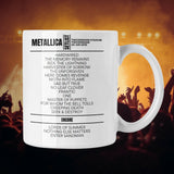 Metallica Twickenham June 20, 2019 Replica Setlist Mug - Setlist