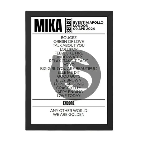 MIKA London April 2024 Setlist - Setlist