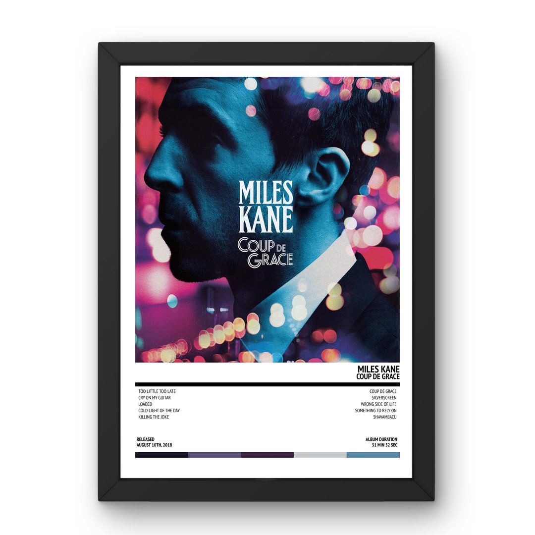 Miles Kane - Coup De Grace (2018) Poster - Setlist