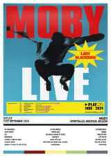 Moby Play 25 Sportpaleis Merksem 21st September 2024 - Setlist Tour Poster - Setlist