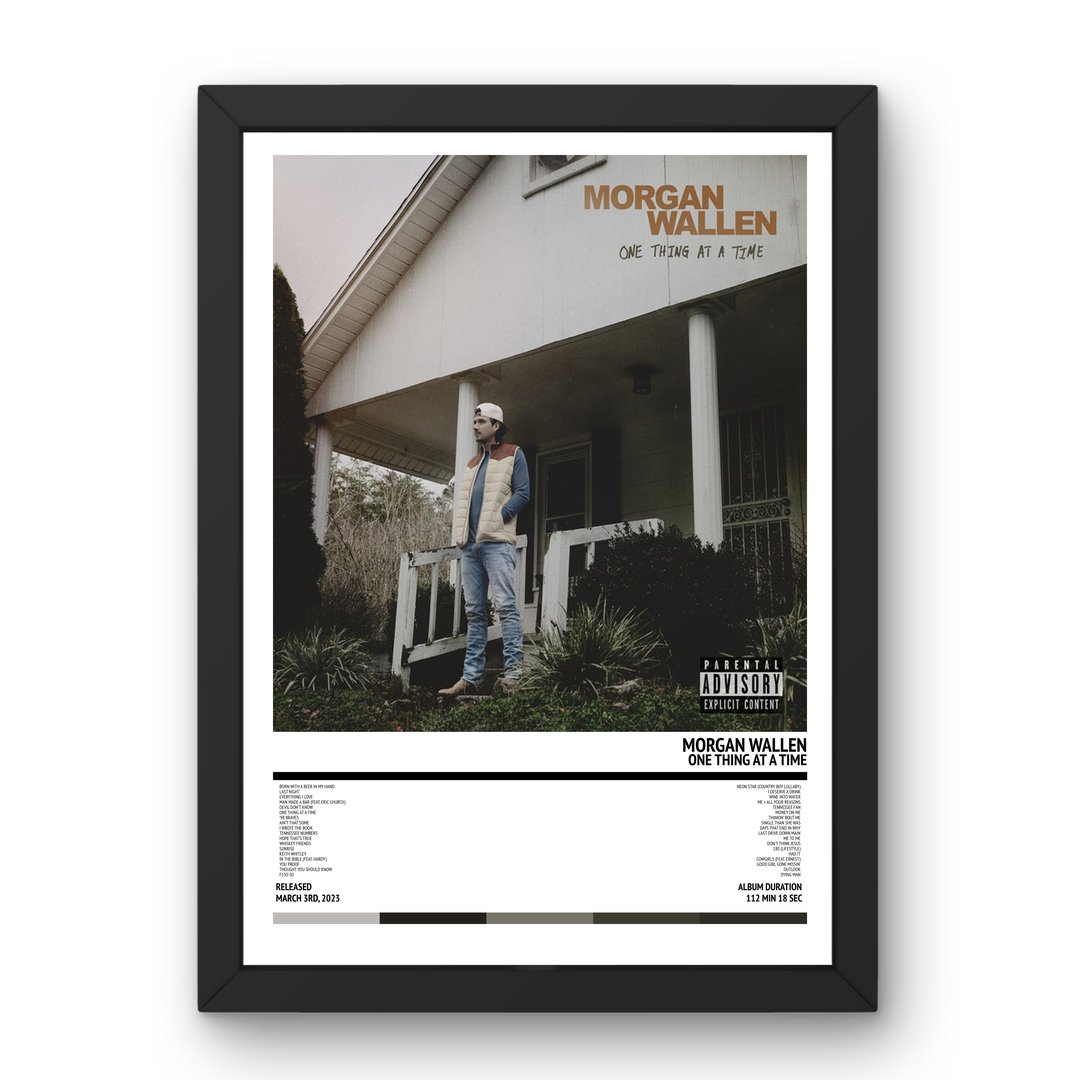 Morgan Wallen - One Thing At A Time (2023) Poster - Setlist