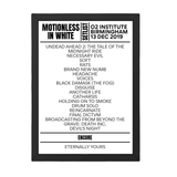 Motionless In White 13-12-2019-Birmingham Setlist - Setlist