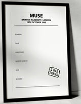 Muse 19th October 1999 Brixton Academy London - Alternate - Setlist