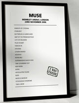 Muse 23rd November 2006 Wembley Arena London - Alternate - Setlist