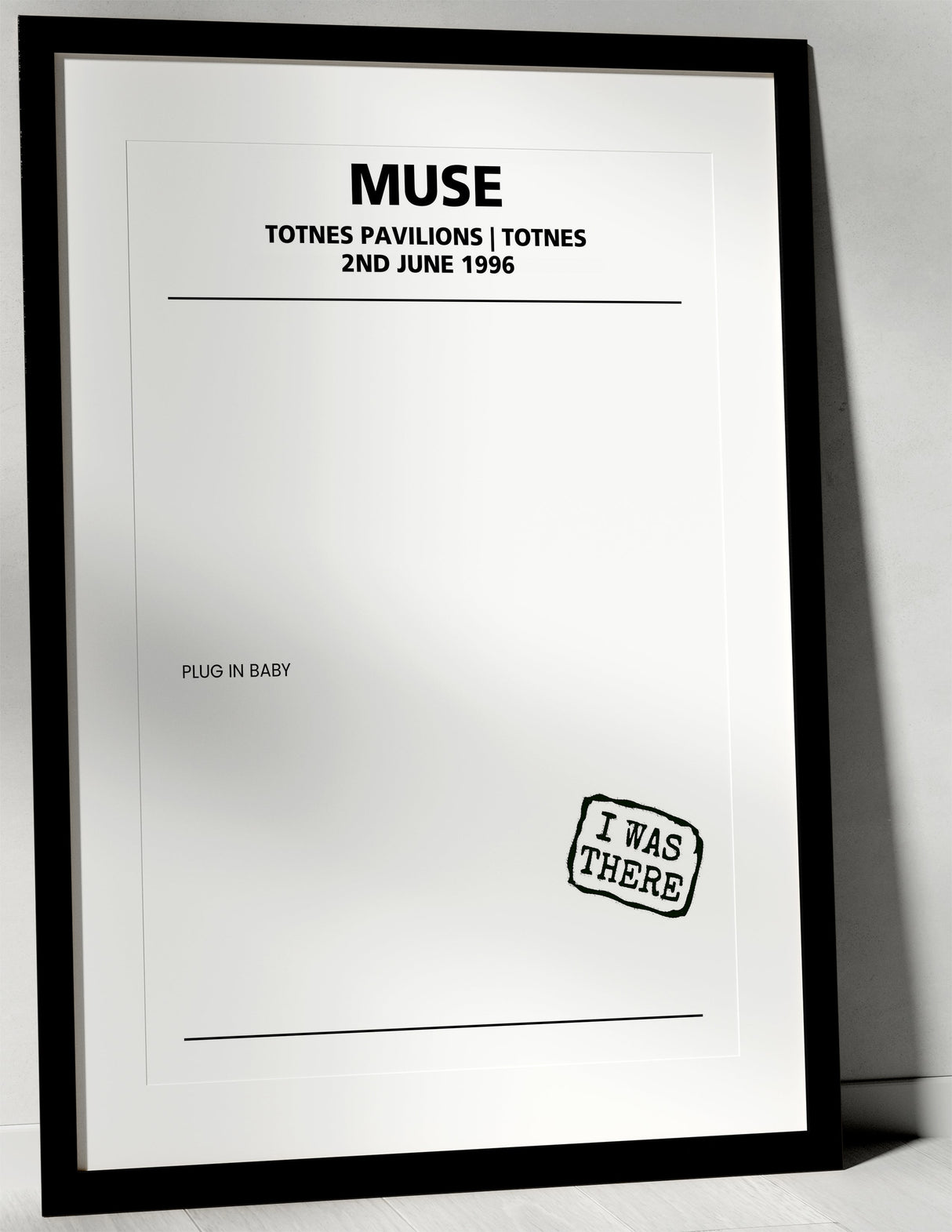 Muse 2nd June 1996 Totnes Pavilions Totnes - Alternate - Setlist