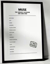 Muse 2nd June 2000 The Garage Glasgow - Alternate - Setlist