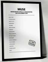 Muse 2nd November 2001 Manchester Apollo Manchester - Alternate - Setlist