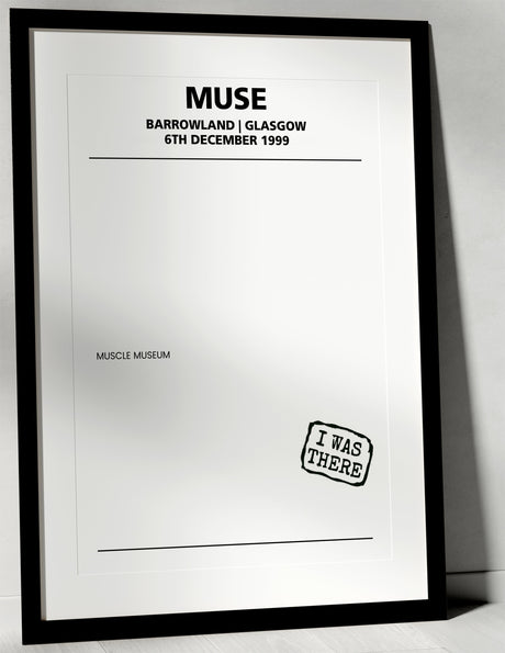 Muse 6th December 1999 Barrowland Glasgow - Alternate - Setlist